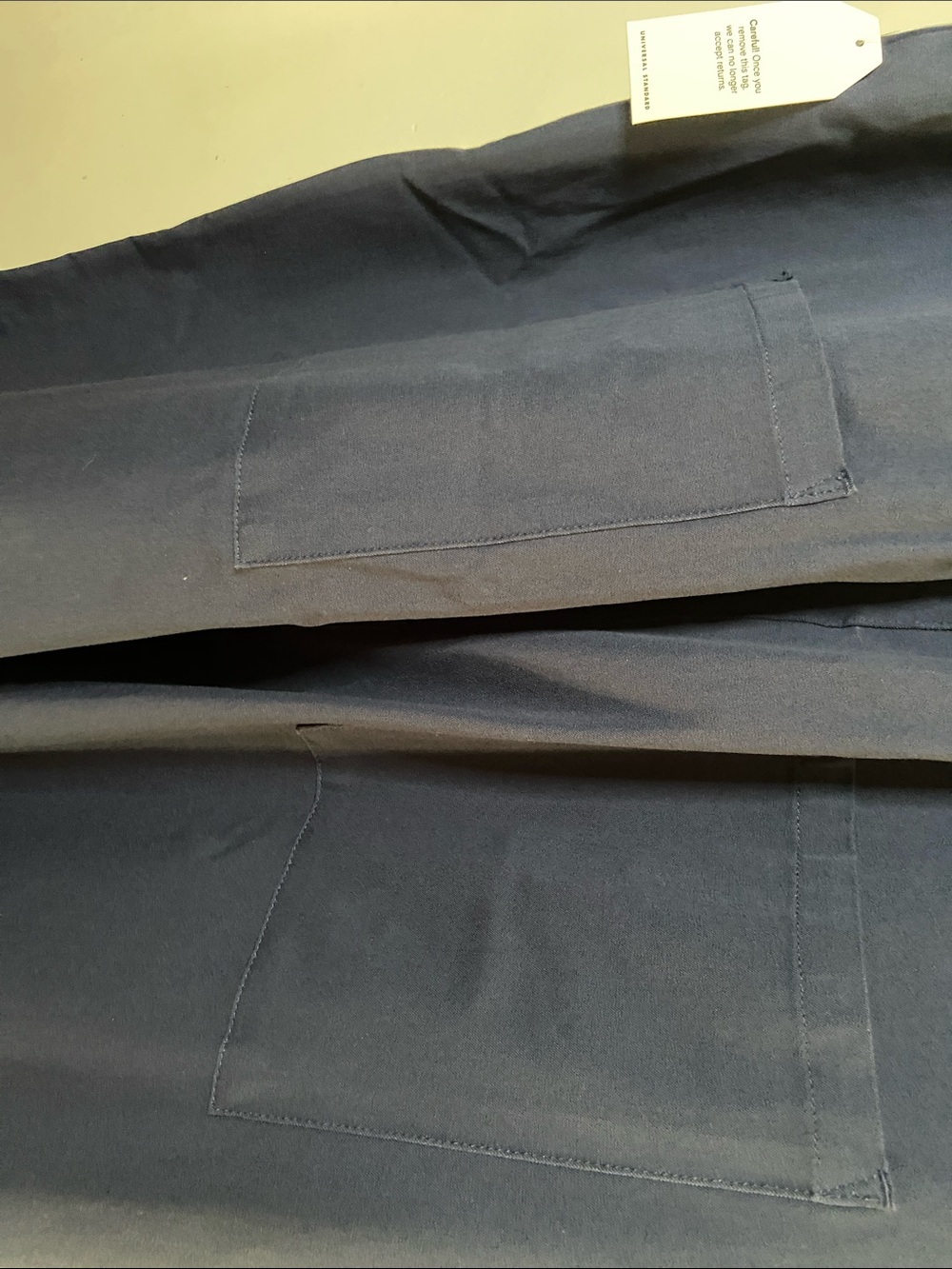 Universal Standard Navy snap front coveralls one piece - Picture 9 of 9